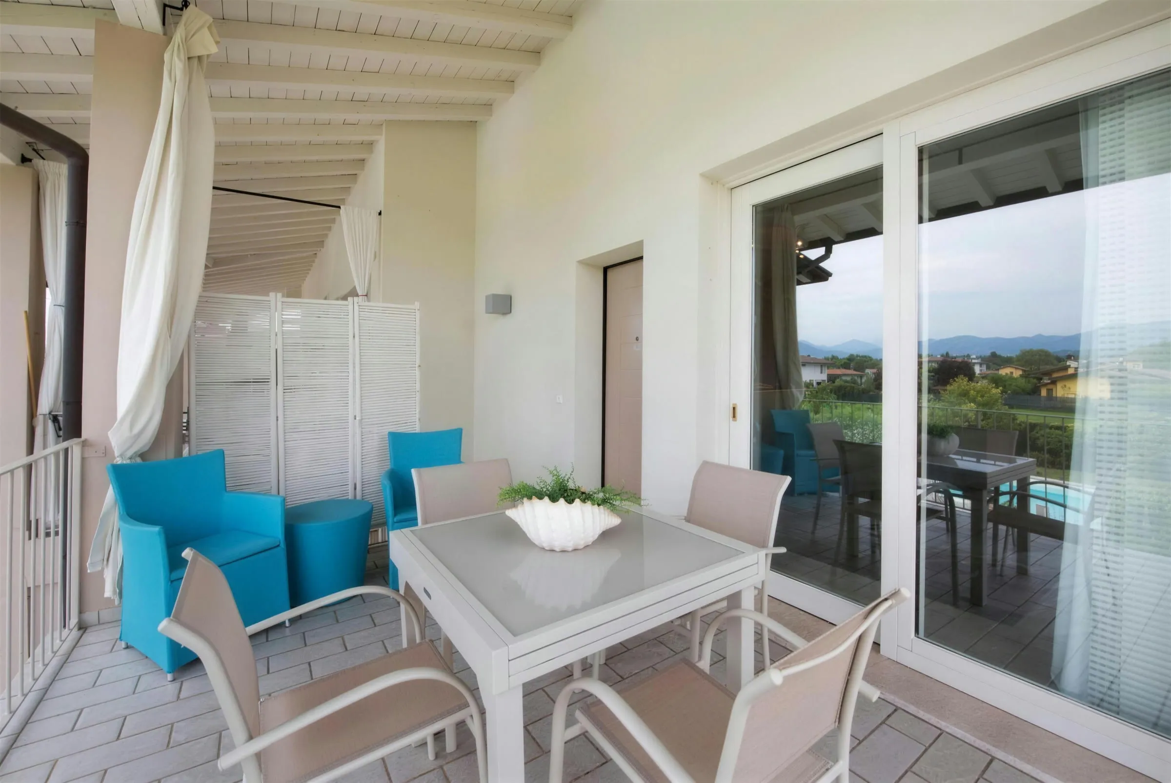 The terrace