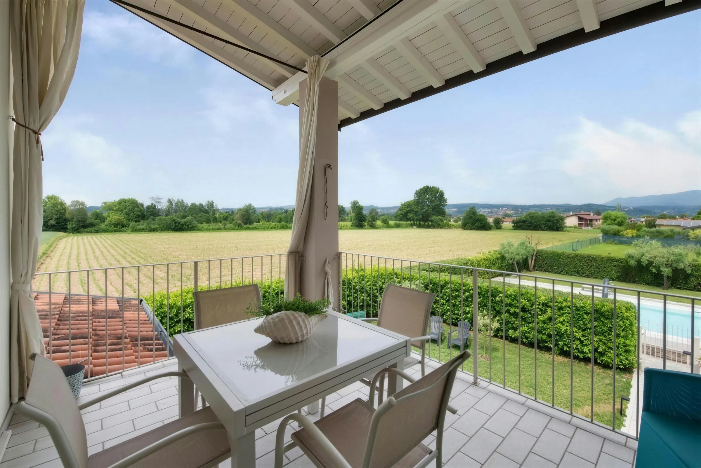 The terrace